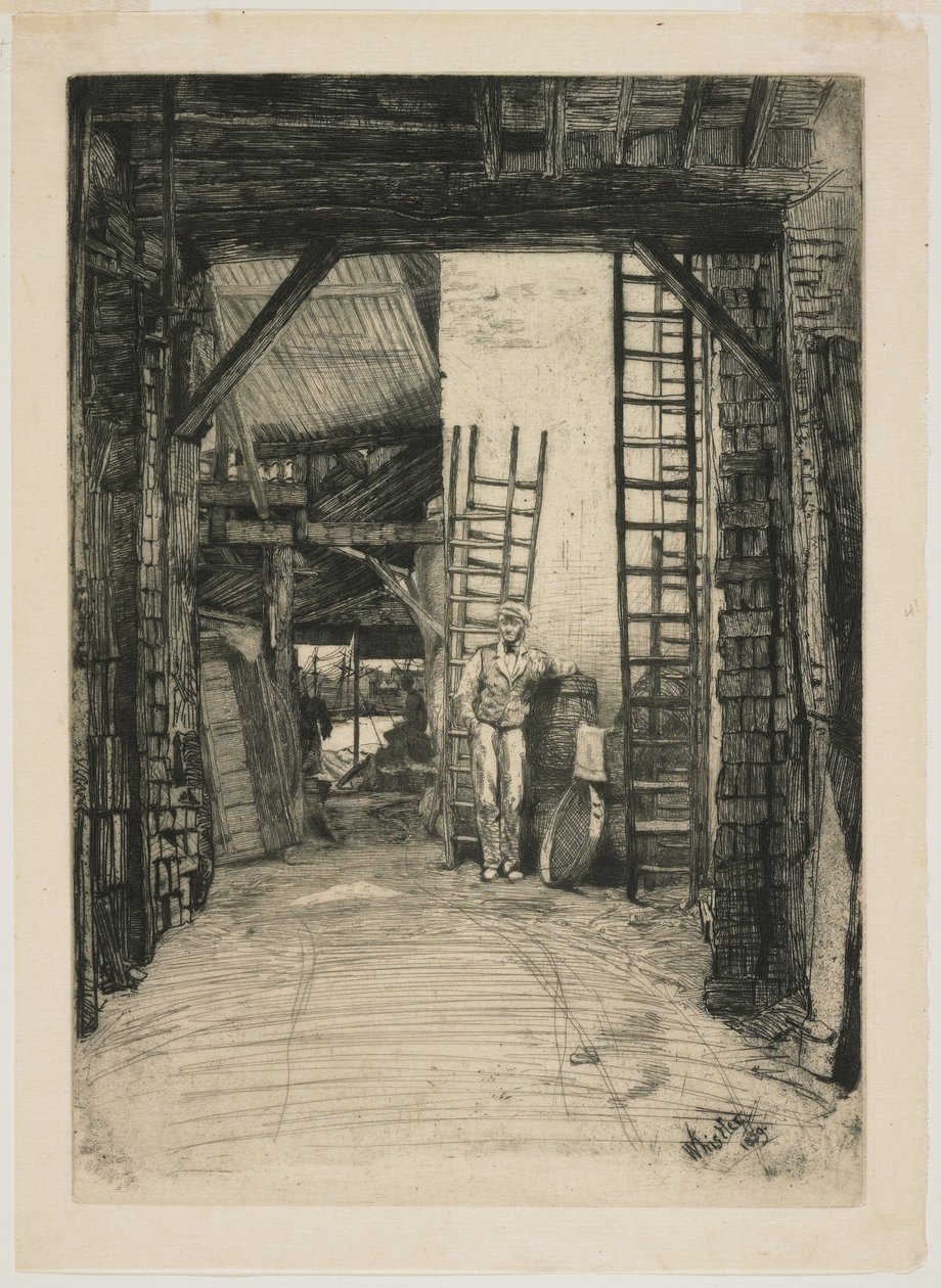 Il bruciatore di calce da James Abbott McNeill Whistler