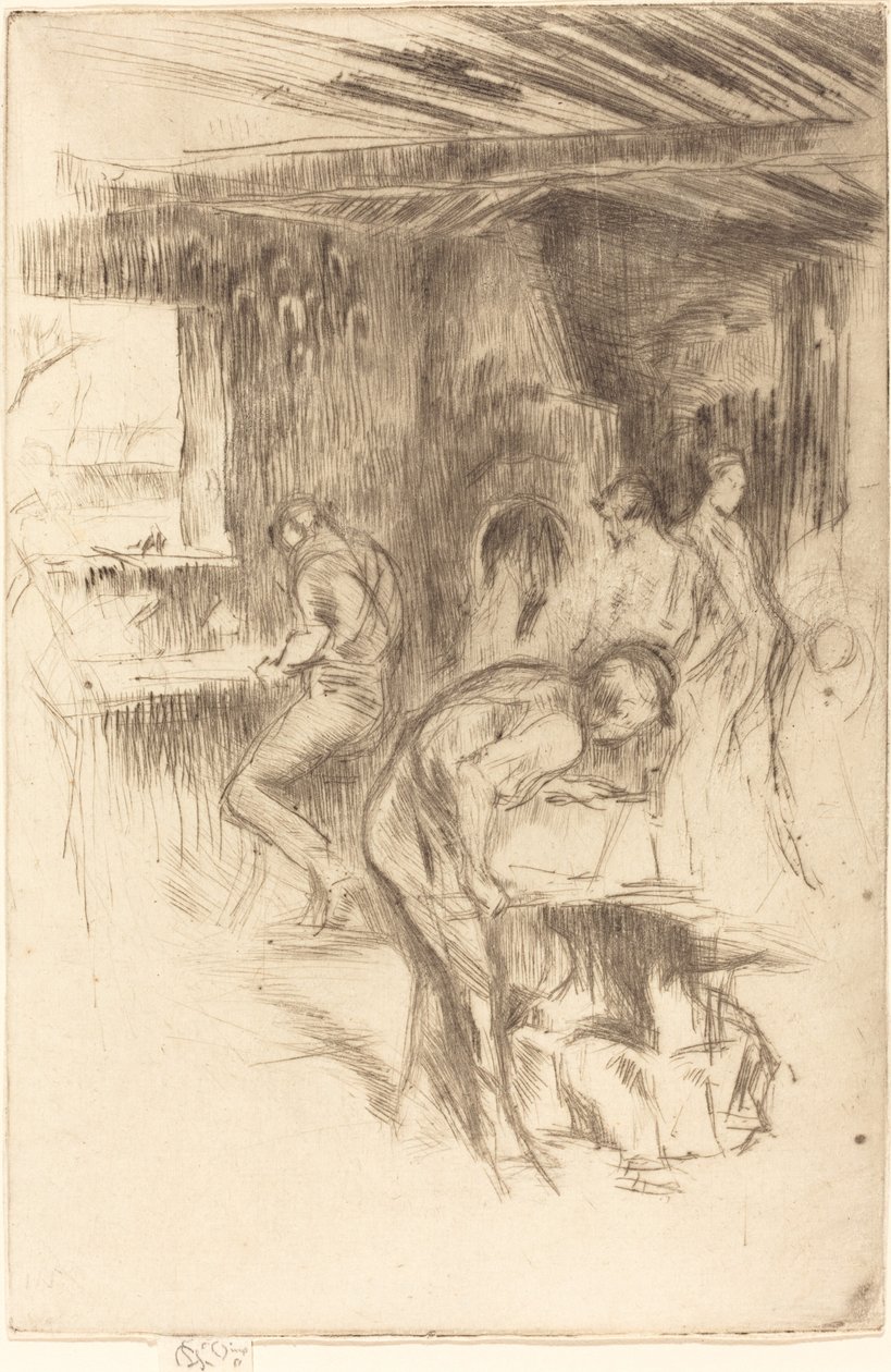 La Piccola Fucina, 1875 da James Abbott McNeill Whistler