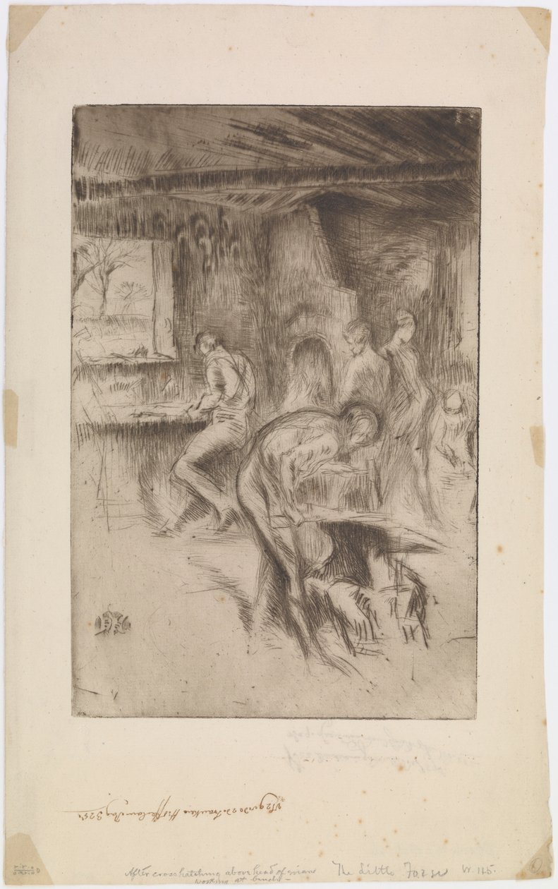 La piccola fucina, Liverpool da James Abbott McNeill Whistler