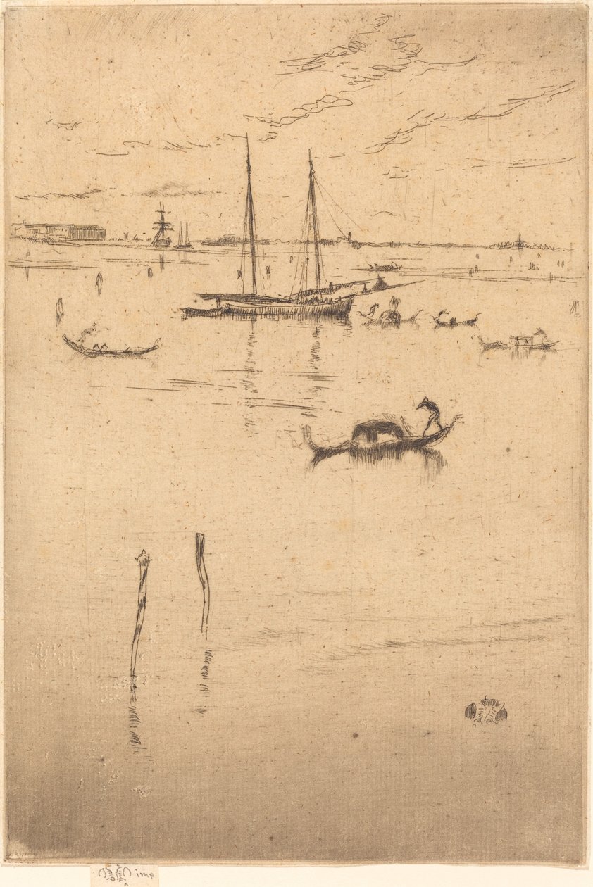 La Piccola Laguna, 1879-1880 da James Abbott McNeill Whistler