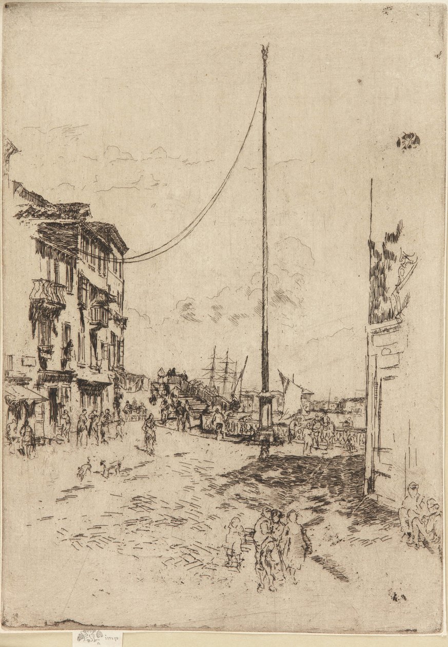 Il Piccolo Albero Maestro, 1879-1880 da James Abbott McNeill Whistler