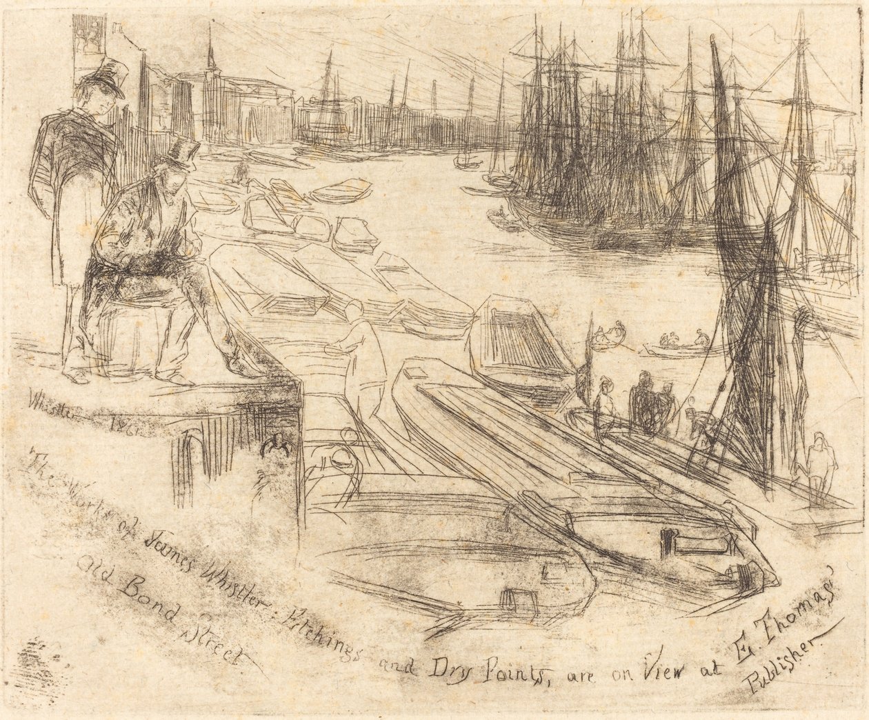 La piccola piscina, 1861 da James Abbott McNeill Whistler