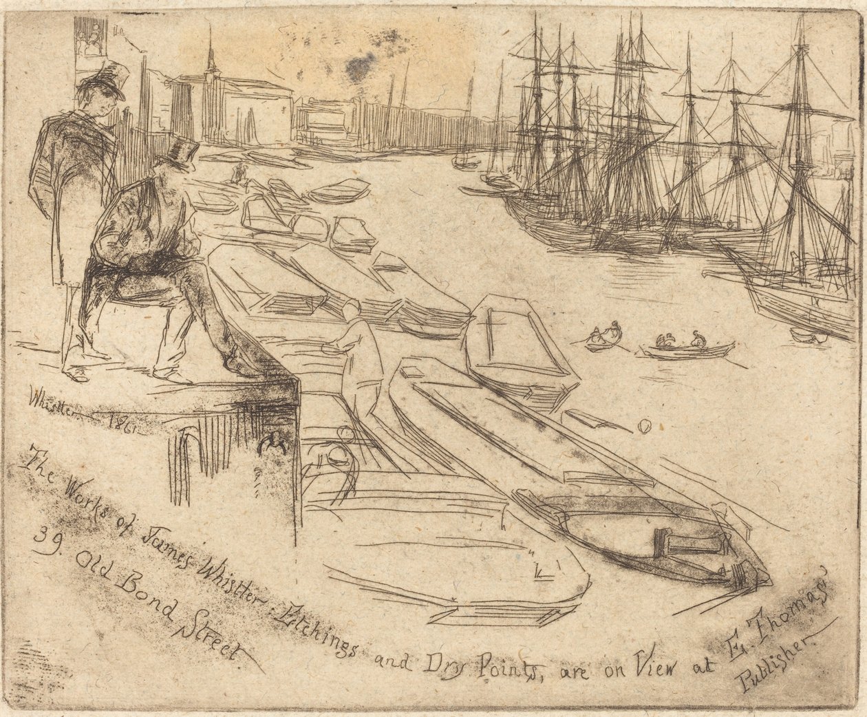La Piccola Pozza, 1861 da James Abbott McNeill Whistler