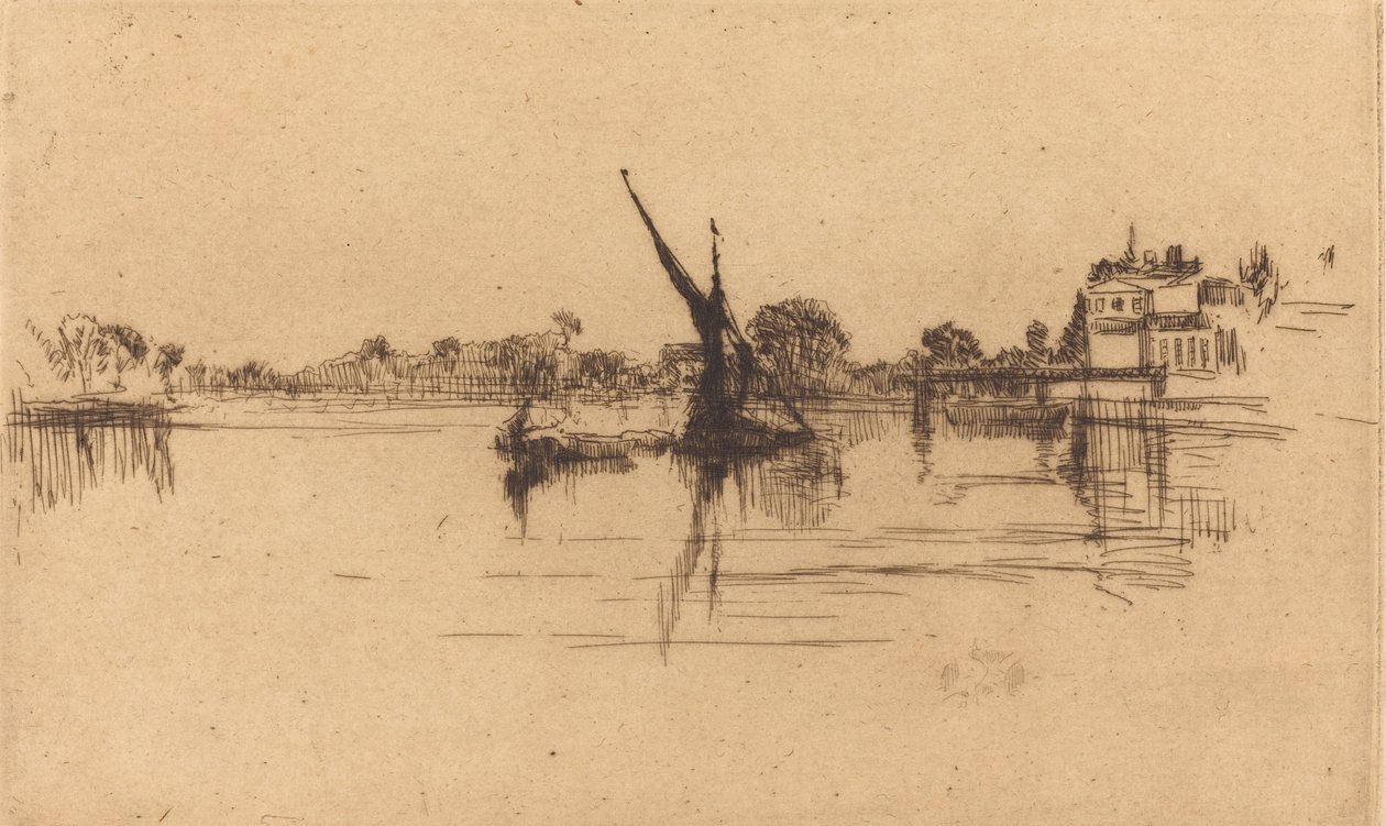 Il piccolo Putney, No.II da James Abbott McNeill Whistler