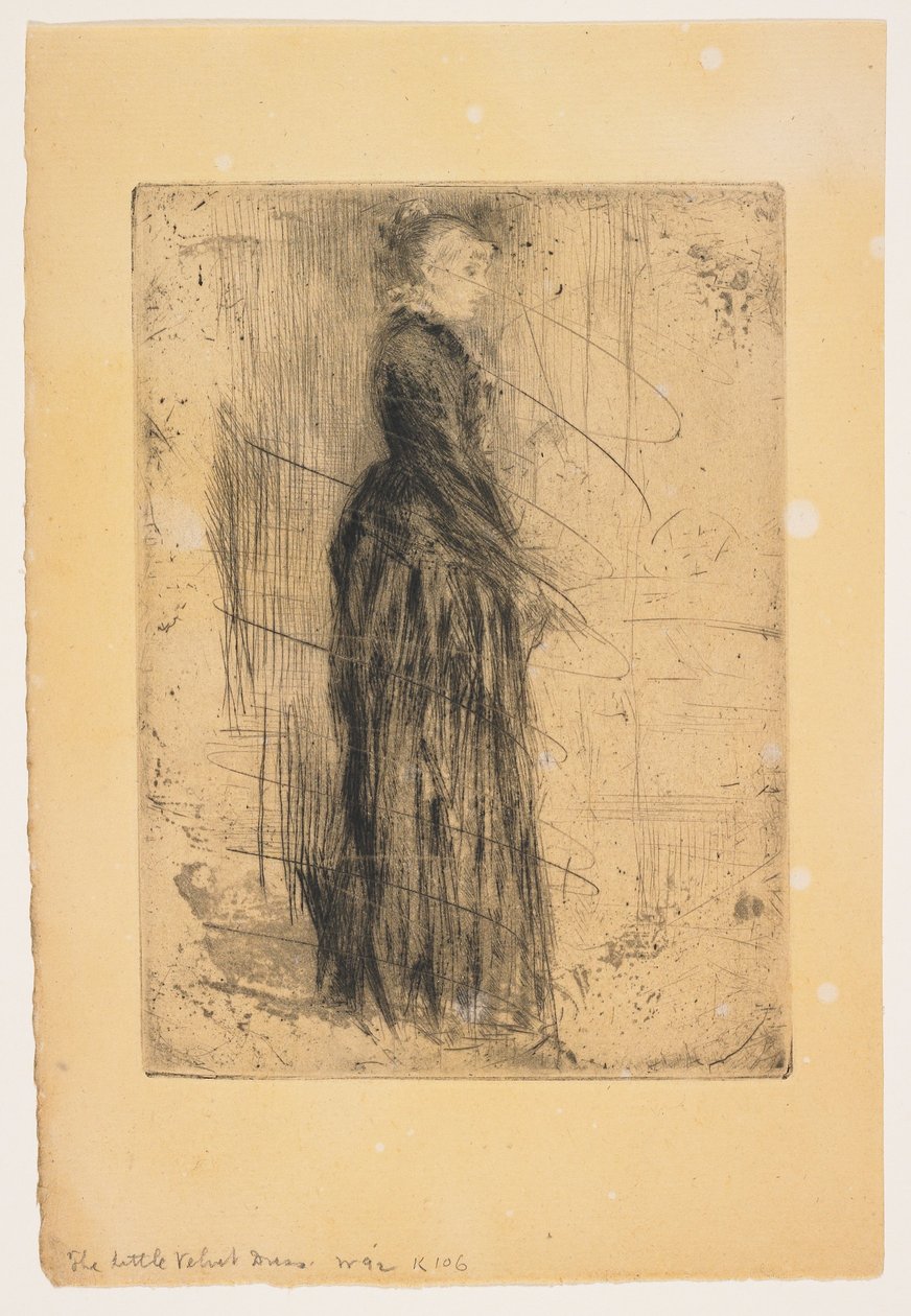 Das kleine Samtkleid da James Abbott McNeill Whistler