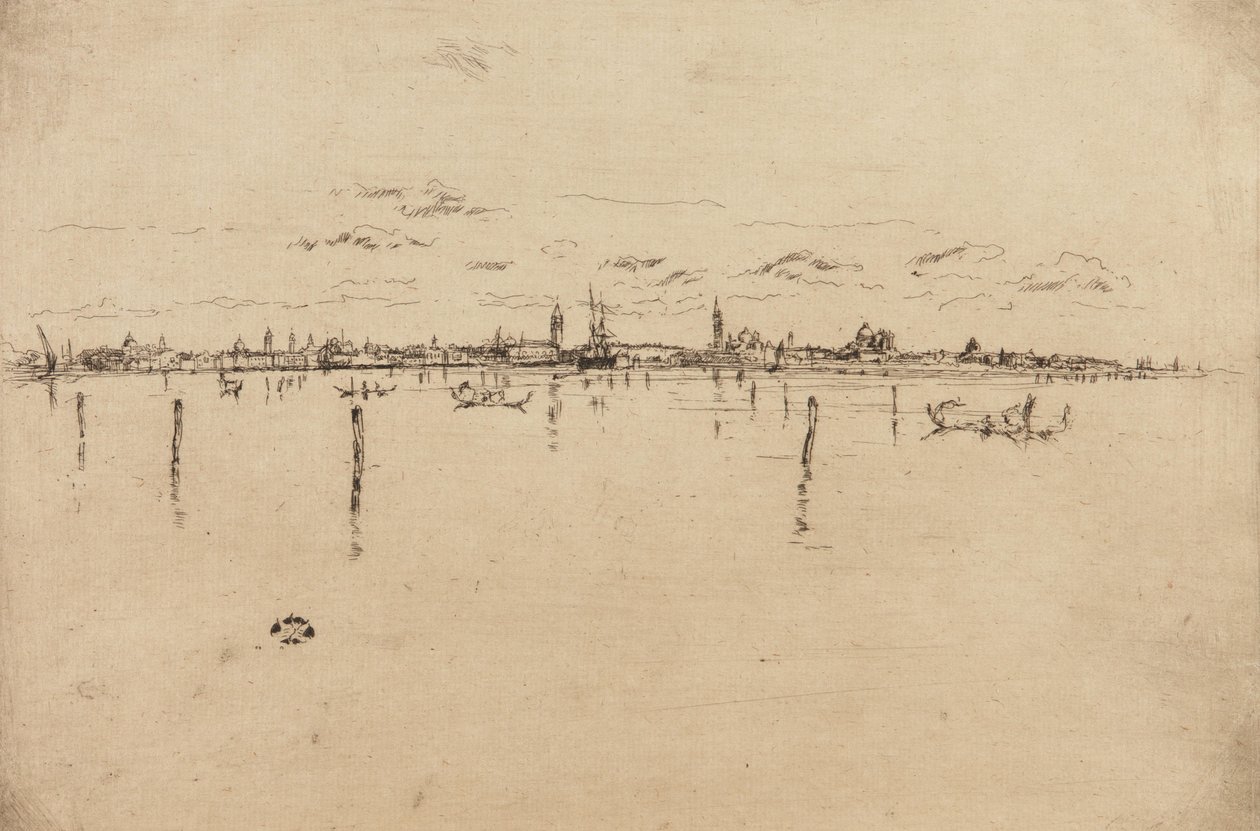 La Piccola Venezia, 1879-1880 da James Abbott McNeill Whistler