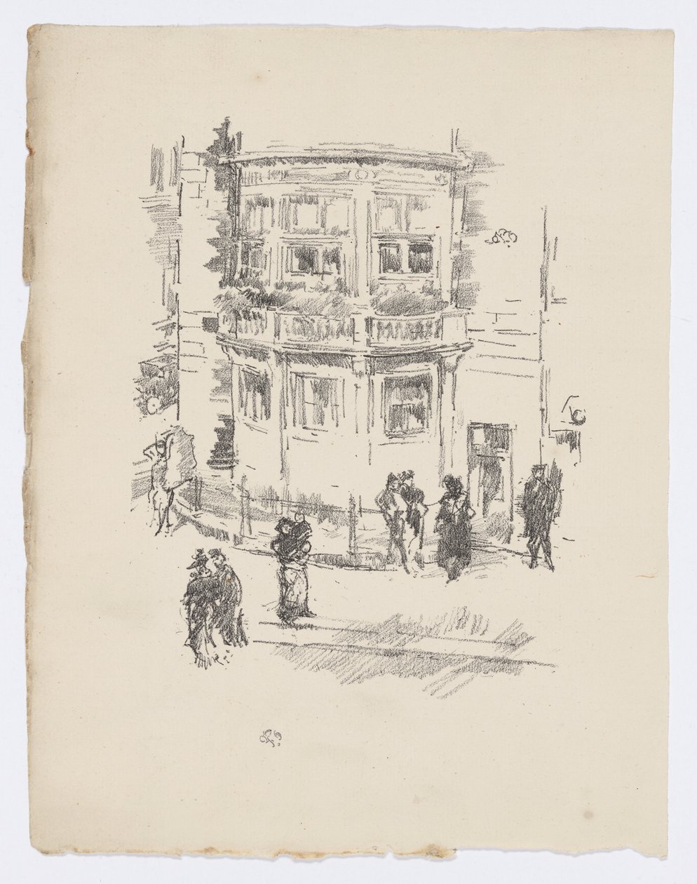 La finestra del direttore, Teatro Gaiety da James Abbott McNeill Whistler