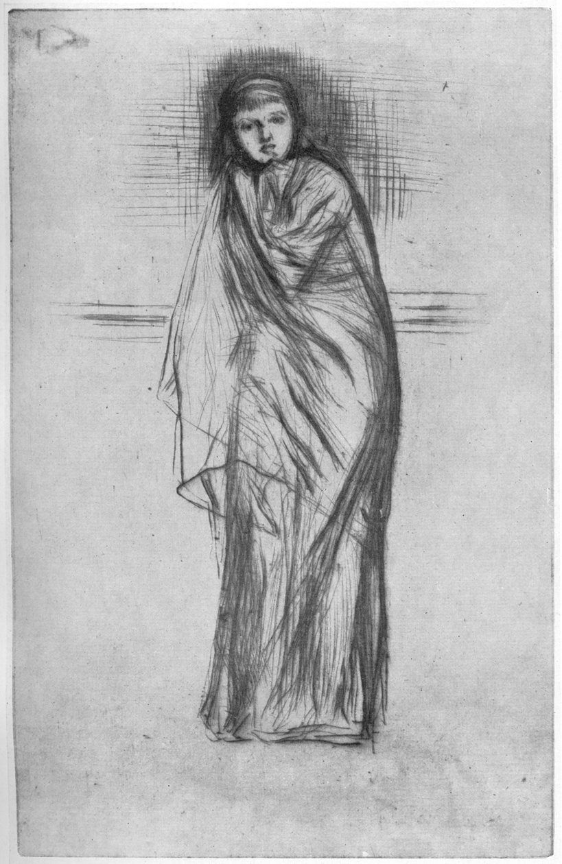 Il modello a riposo, XIX secolo, 1904 da James Abbott McNeill Whistler