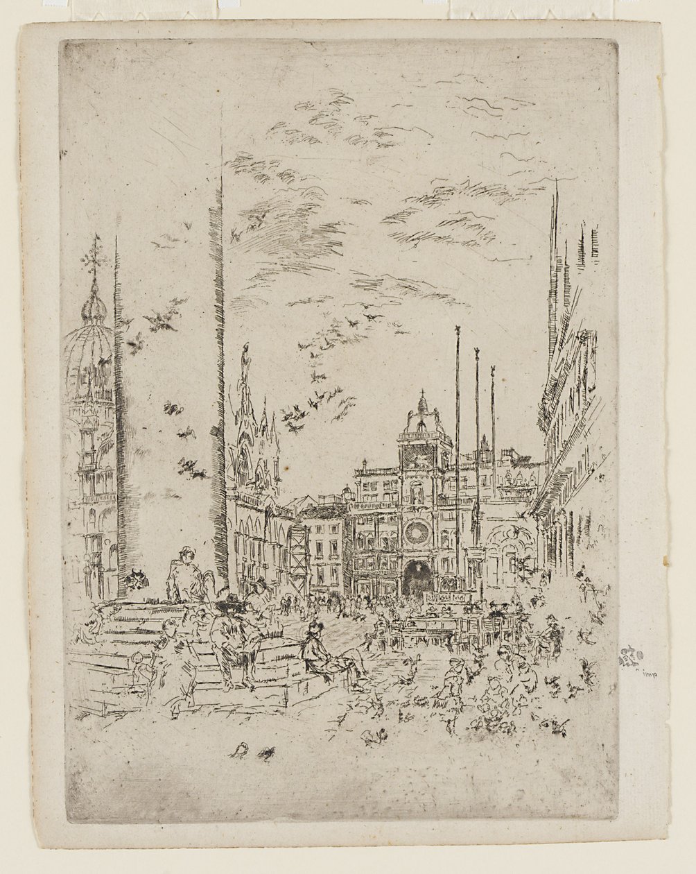 La Piazzetta da James Abbott McNeill Whistler