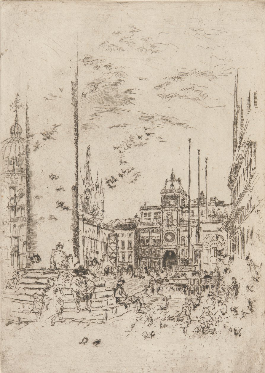 La Piazzetta da James Abbott McNeill Whistler