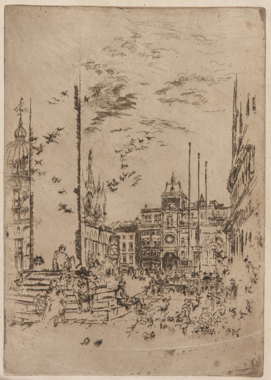 La Piazzetta da James Abbott McNeill Whistler