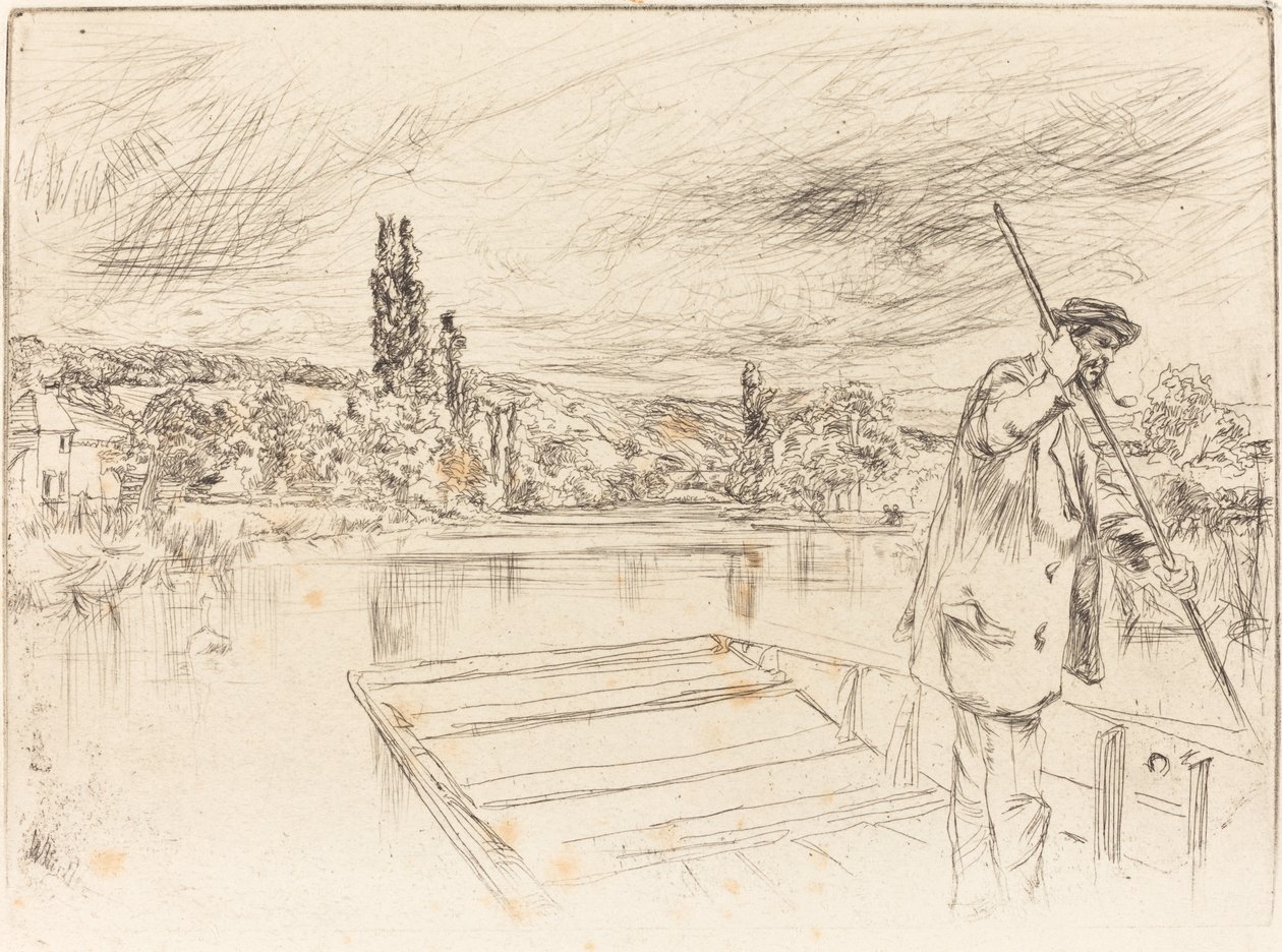 La barca, 1861 da James Abbott McNeill Whistler