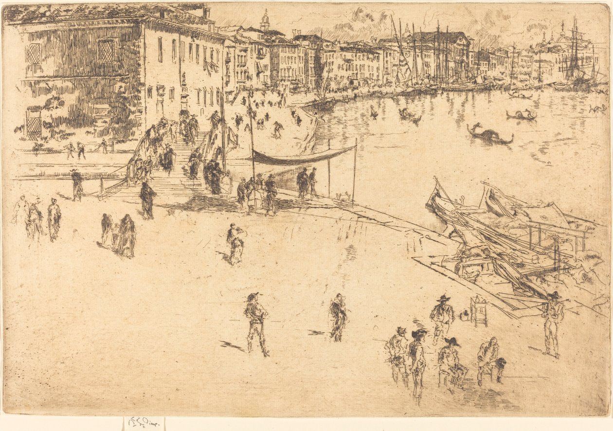 La Riva, No.II da James Abbott McNeill Whistler