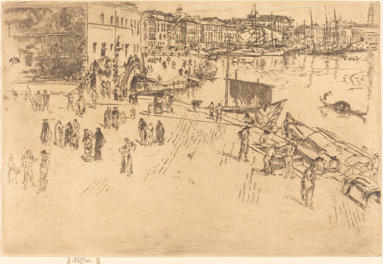 La Riva, No.I da James Abbott McNeill Whistler