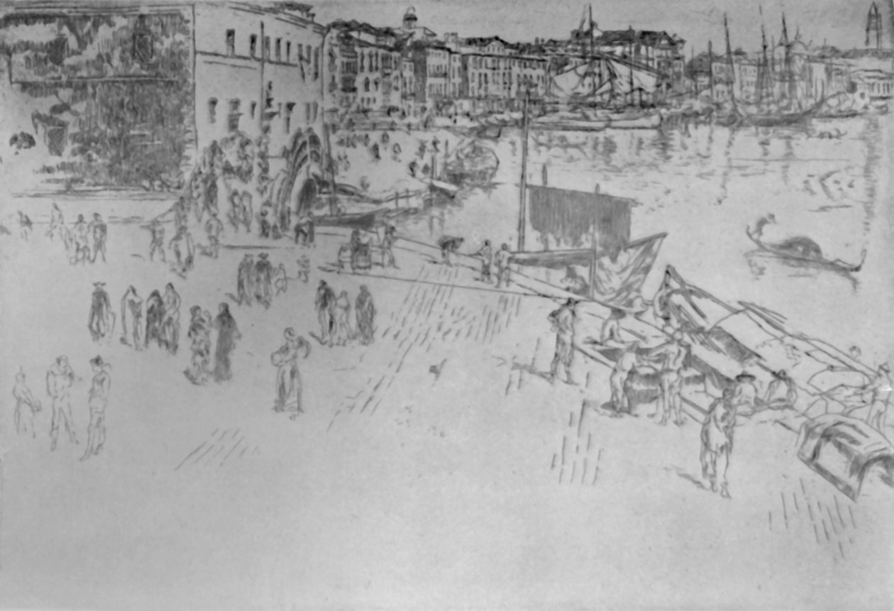 La Riva n. 1, 1879-1880, 1925 da James Abbott McNeill Whistler