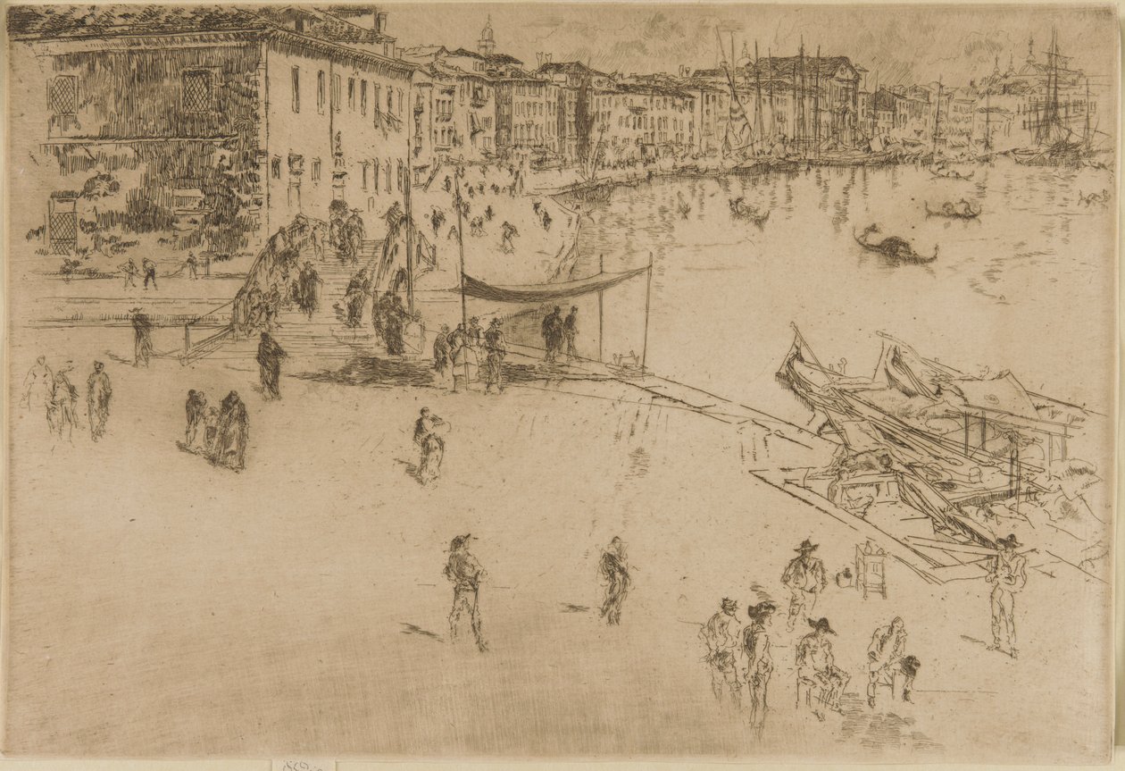 La Riva, n. 2, 1879-1880 da James Abbott McNeill Whistler