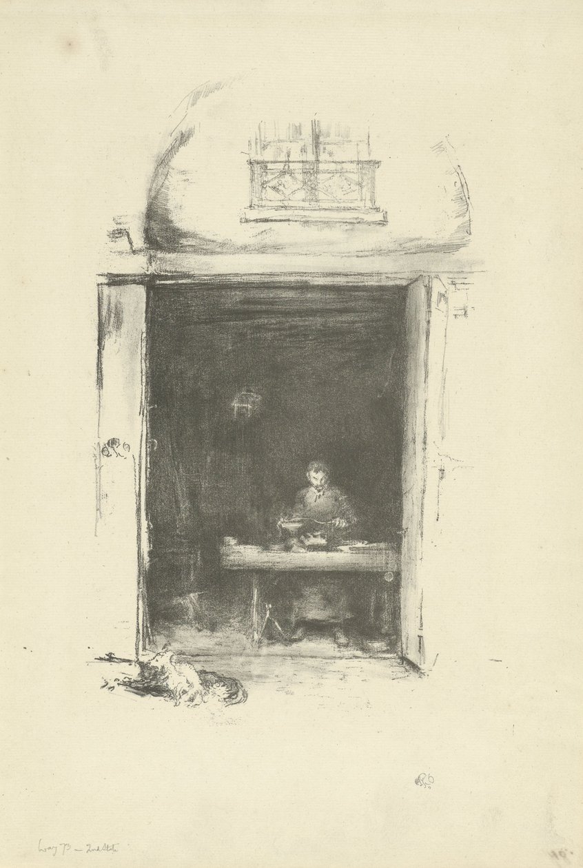 Il fabbro, Passage du Dragon da James Abbott McNeill Whistler