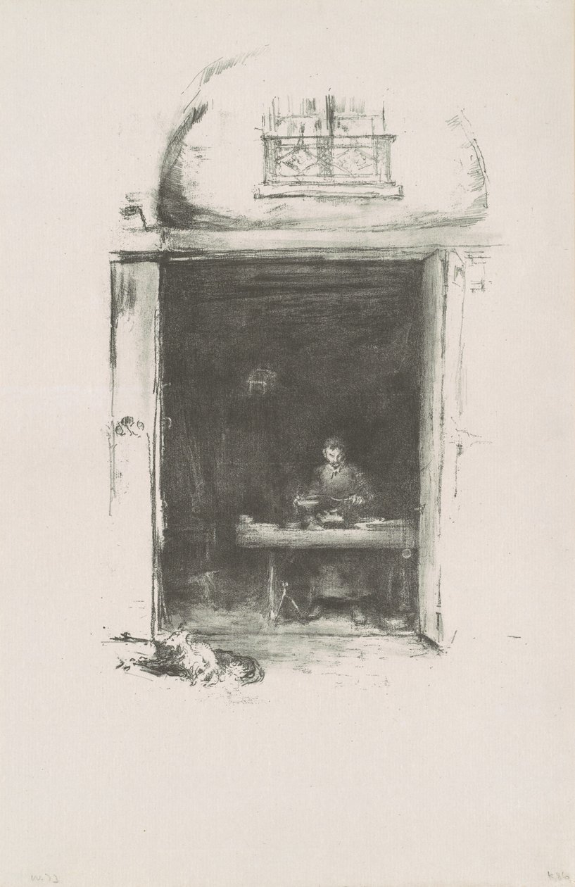 Il Fabbro, Passage du Dragon, 1894 da James Abbott McNeill Whistler