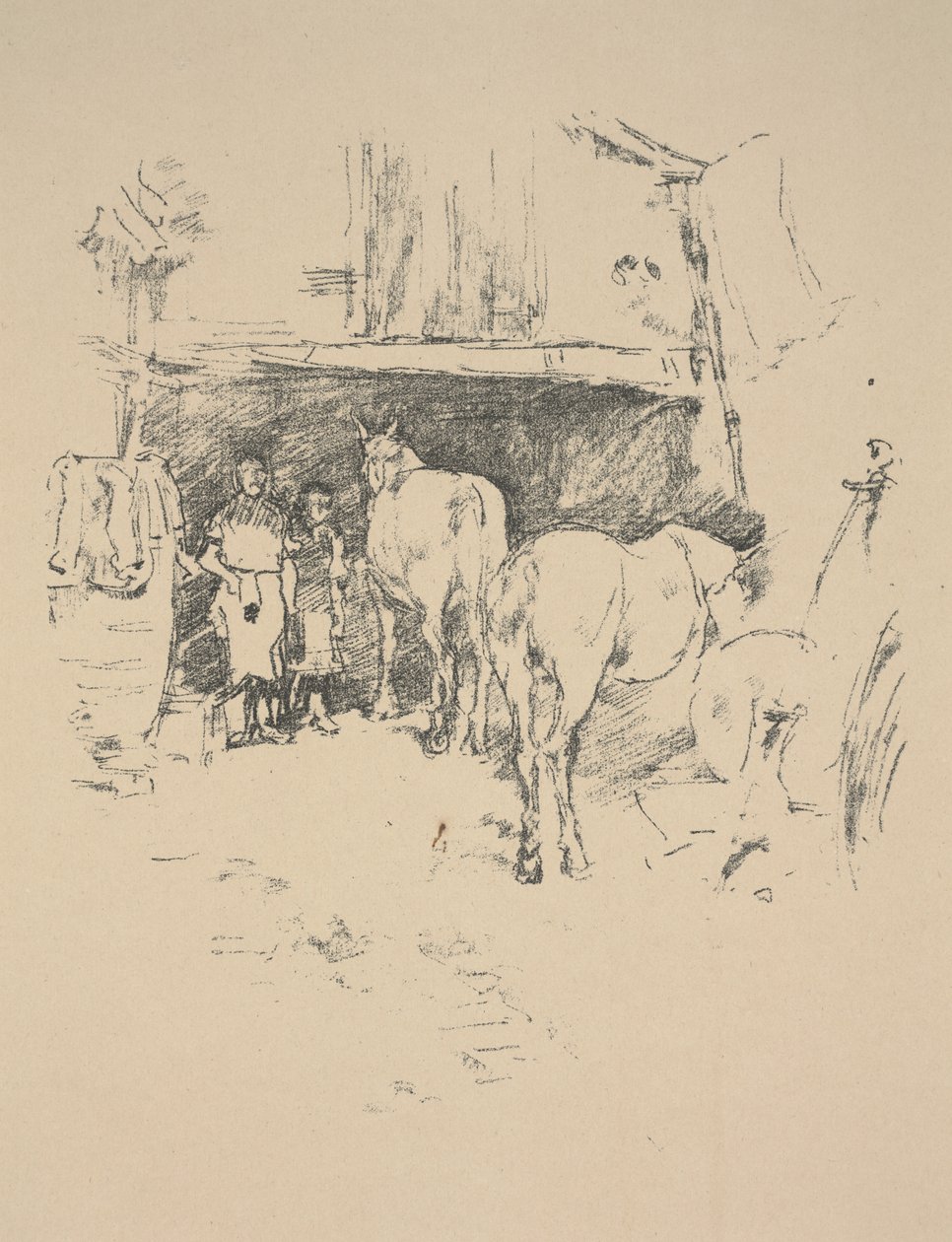 Il Cortile del Fabbro da James Abbott McNeill Whistler