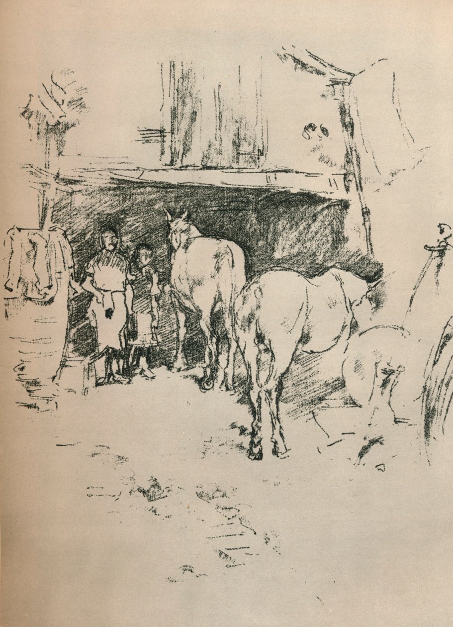 Il cortile del fabbro, 1895 da James Abbott McNeill Whistler