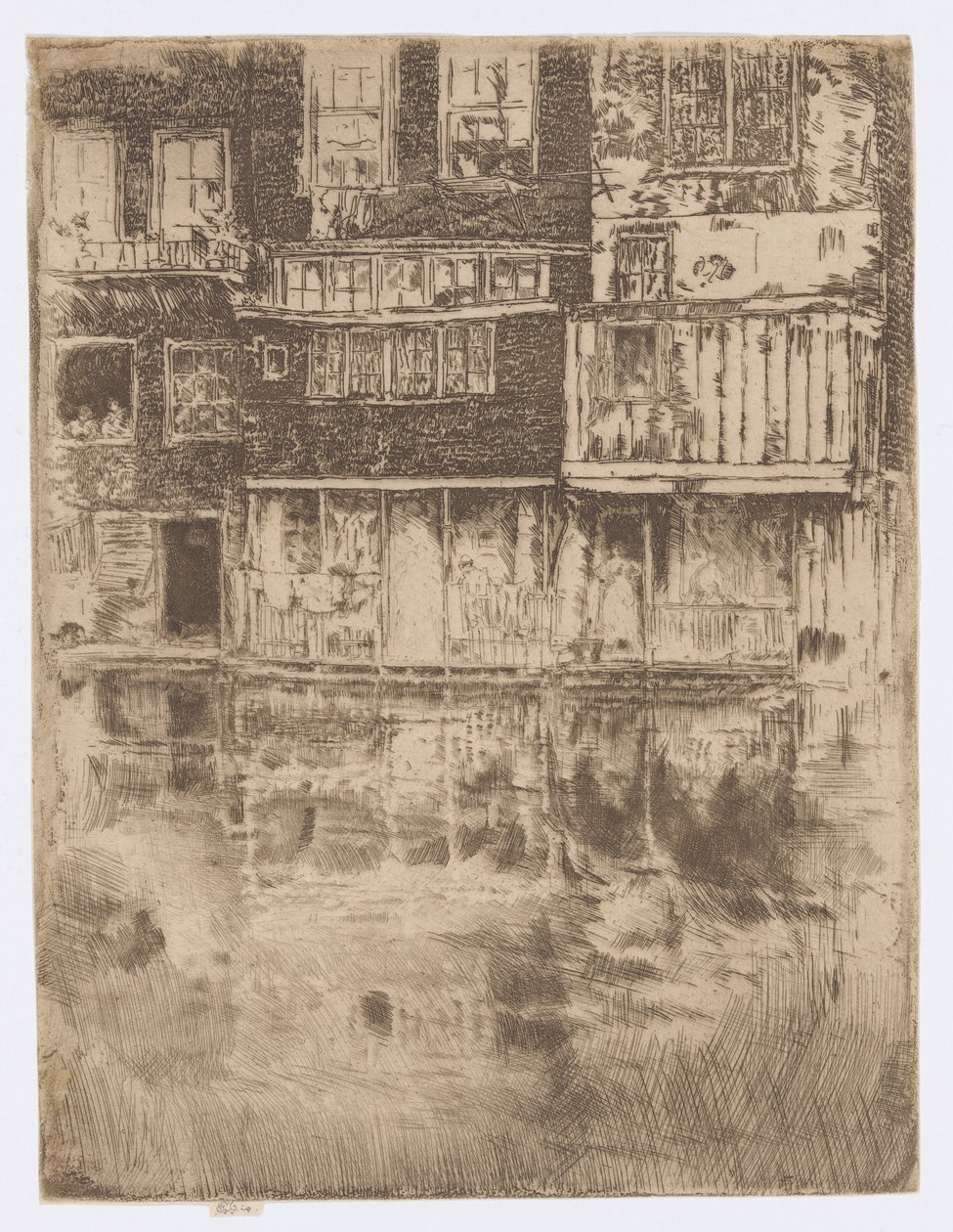 La Casa Quadrata, Amsterdam da James Abbott McNeill Whistler