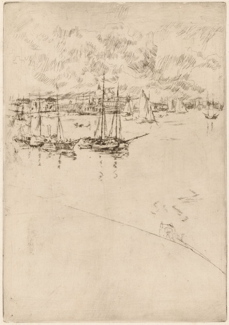 Il battello a vapore, Venezia, 1879-1880 da James Abbott McNeill Whistler