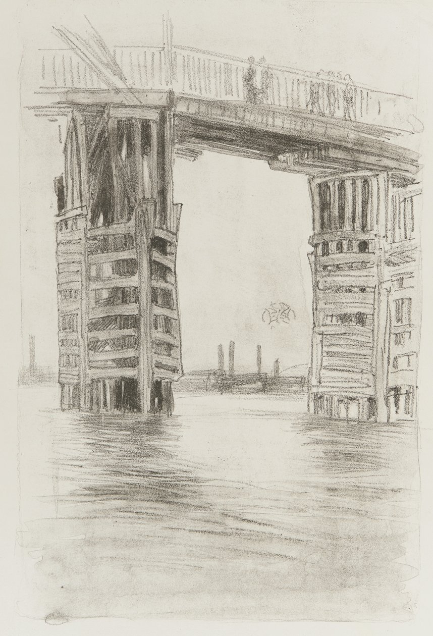 Il ponte alto, 1878 da James Abbott McNeill Whistler