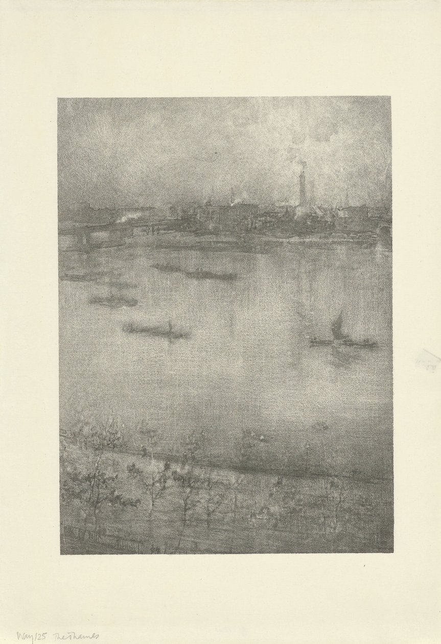 Il Tamigi da James Abbott McNeill Whistler