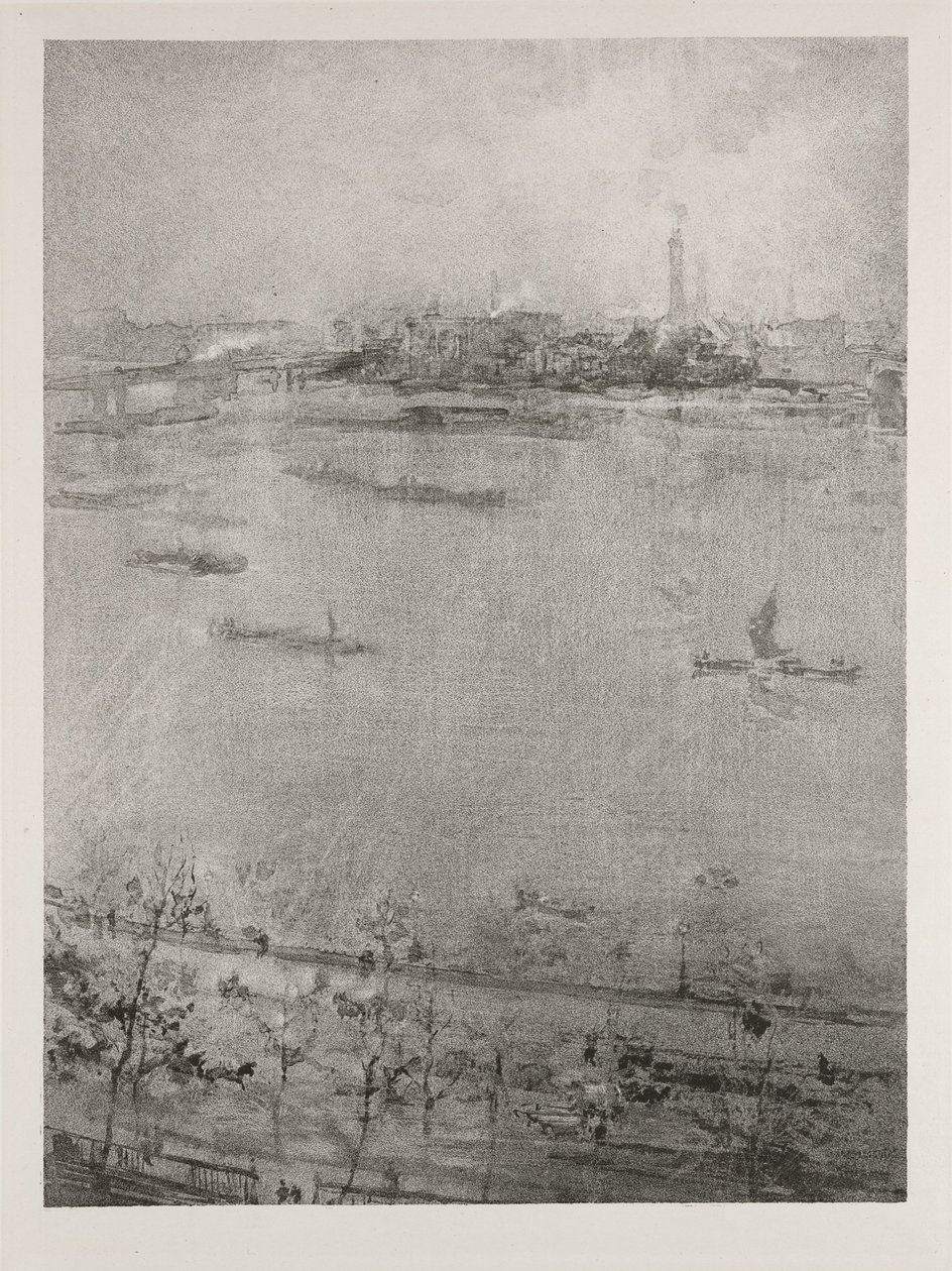 Il Tamigi da James Abbott McNeill Whistler