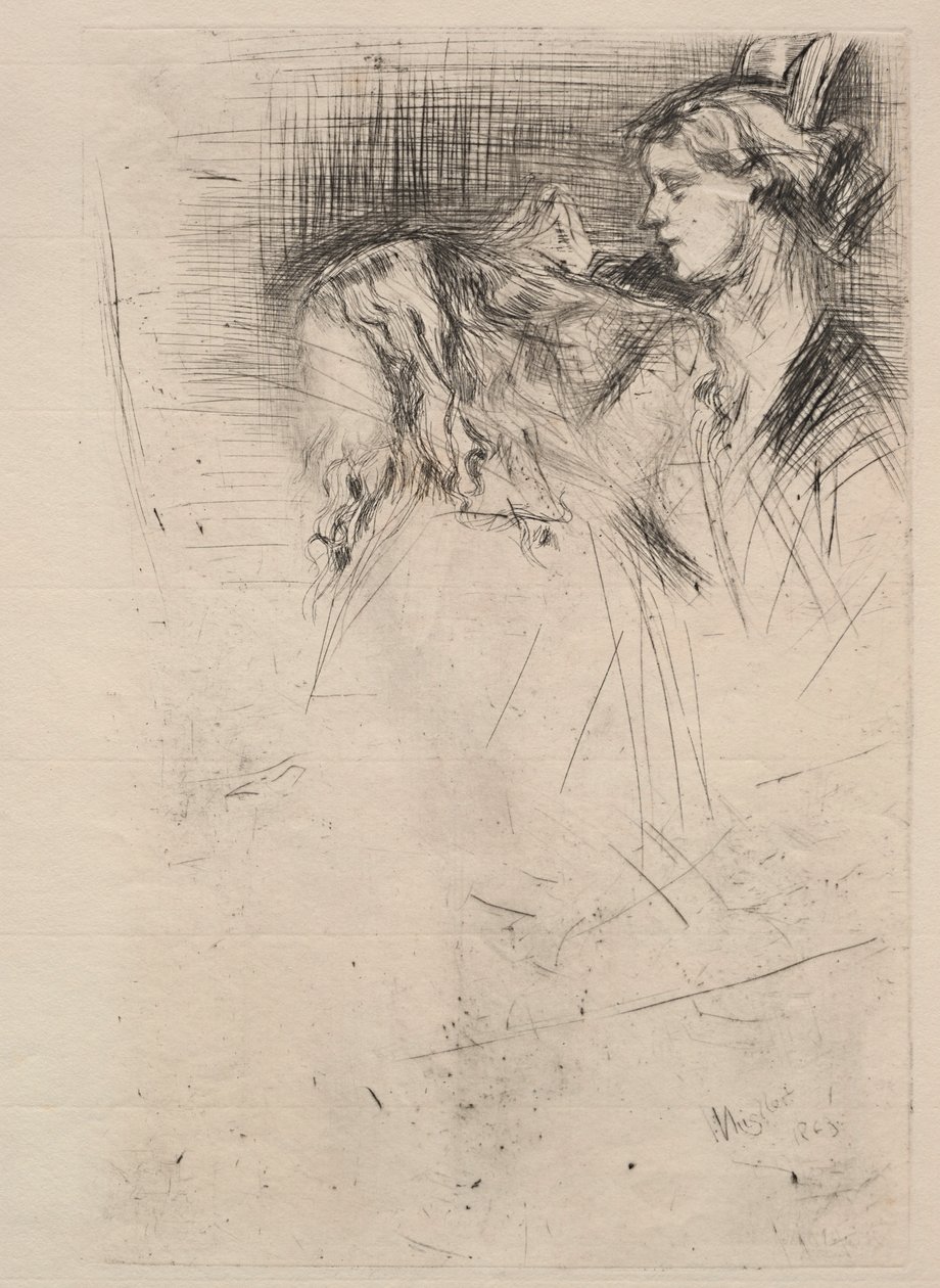 La toilette, 1863 da James Abbott McNeill Whistler