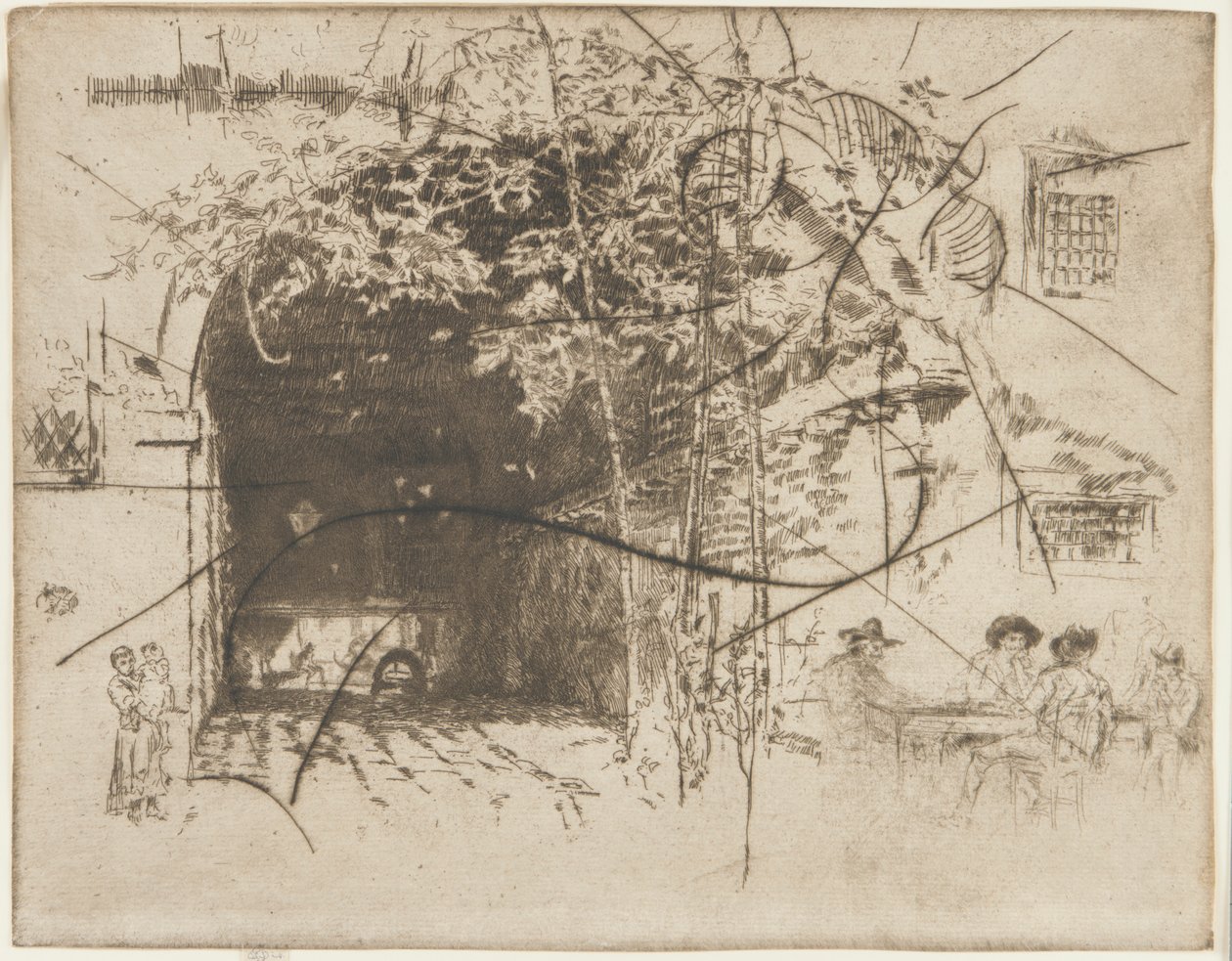Il Traghetto, n. 2, 1879-1880 da James Abbott McNeill Whistler
