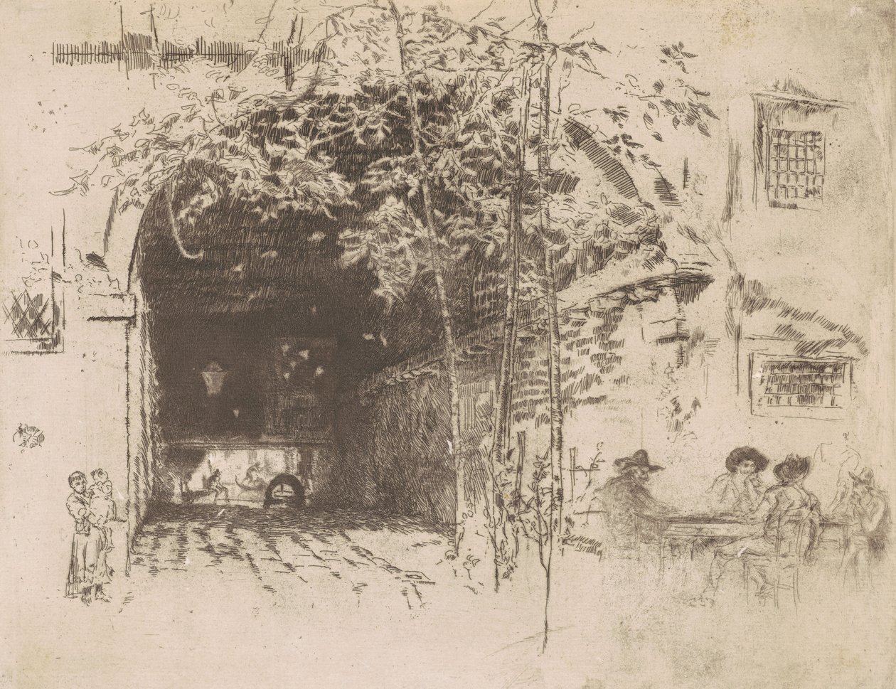 Il Traghetto, n. 2, 1880 da James Abbott McNeill Whistler