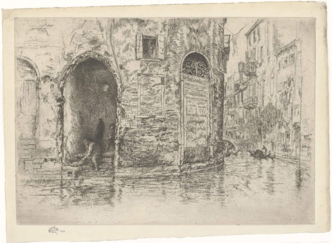 The Two Doorways. Prima puntata su Venezia, pagina 2 (di 12) da James Abbott McNeill Whistler