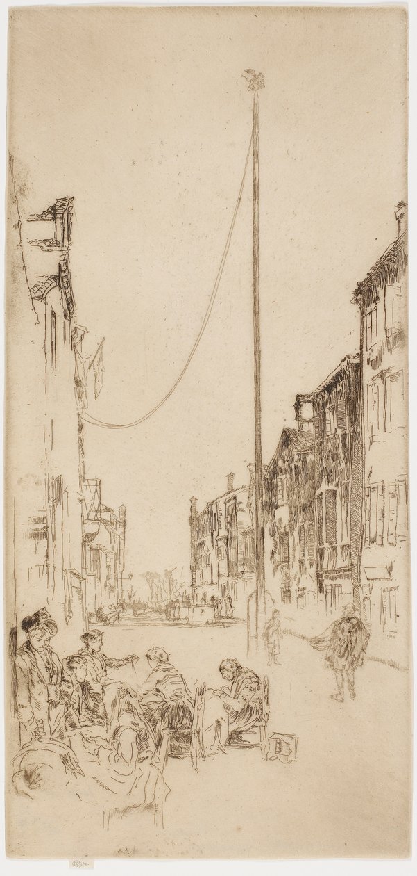Il mastio veneziano, 1879-1880 da James Abbott McNeill Whistler