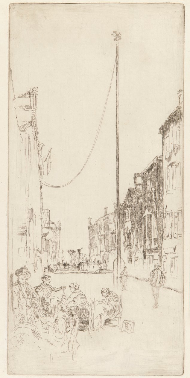 Il mastio veneziano, 1879-1880 da James Abbott McNeill Whistler
