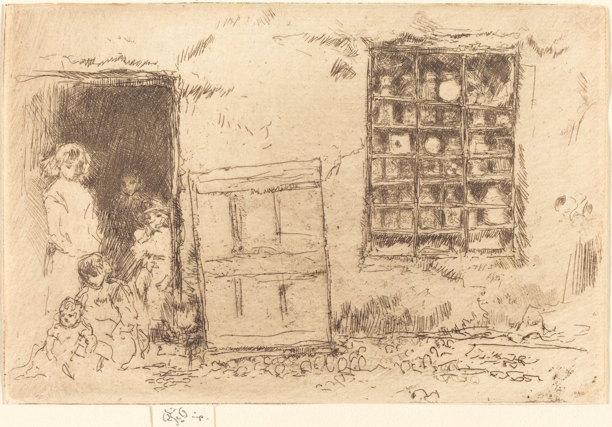 La Bottega dei Dolci del Villaggio da James Abbott McNeill Whistler