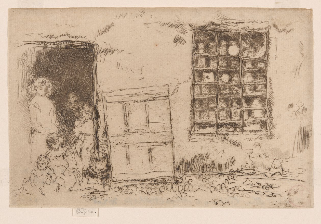 Il negozio di dolci del villaggio, c.1884-86 da James Abbott McNeill Whistler