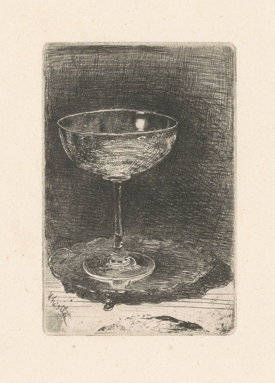 Il bicchiere di vino da James Abbott McNeill Whistler