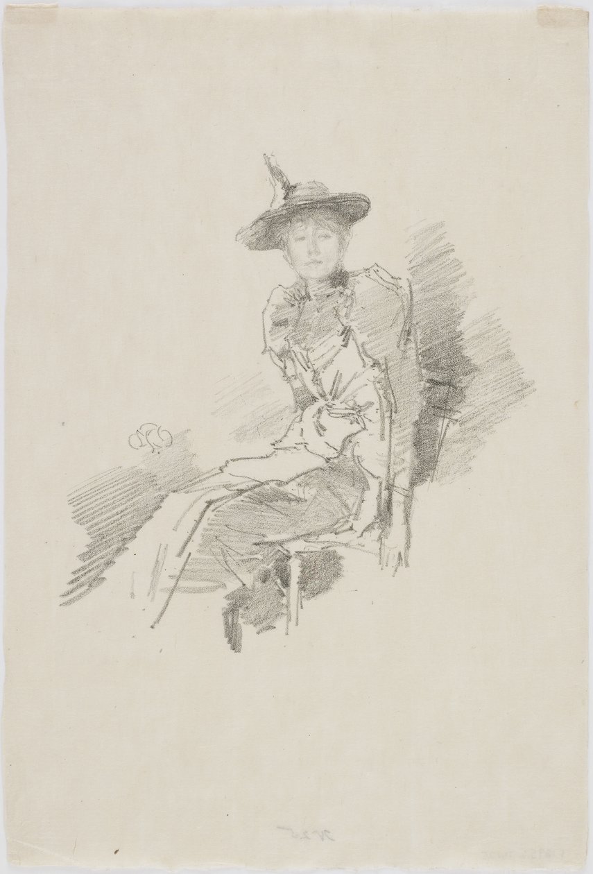 Il cappello alato, 1890 da James Abbott McNeill Whistler
