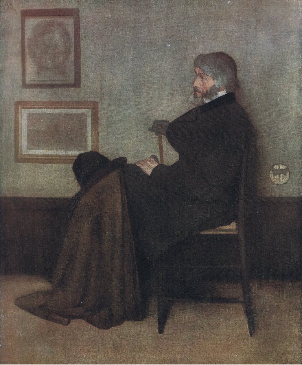 Ritratto di Thomas Carlyle, Bibbys Annual, 1916-1917 da James Abbott McNeill Whistler