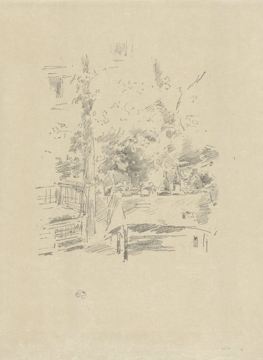 Tête-à-tête nel giardino da James Abbott McNeill Whistler
