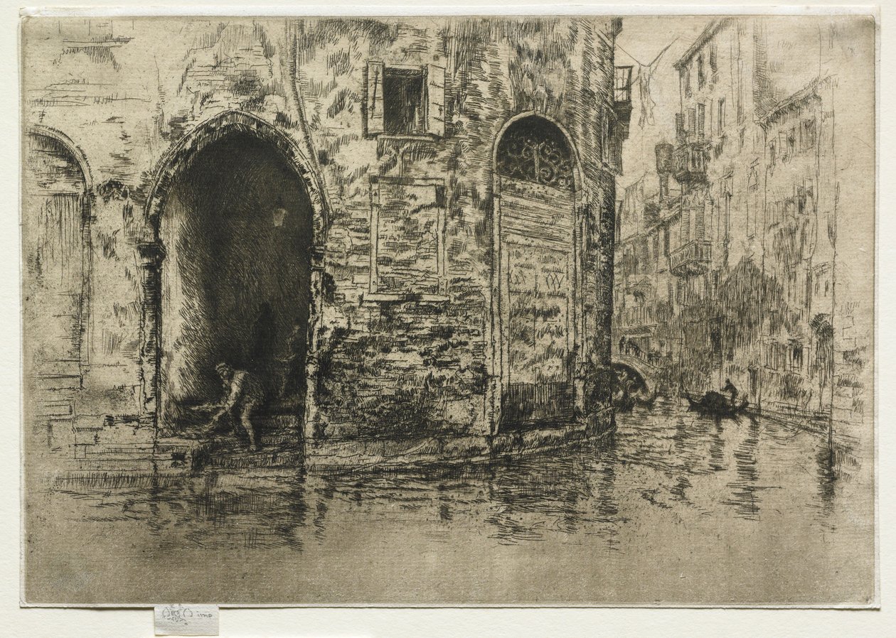 Due portali, 1880 da James Abbott McNeill Whistler