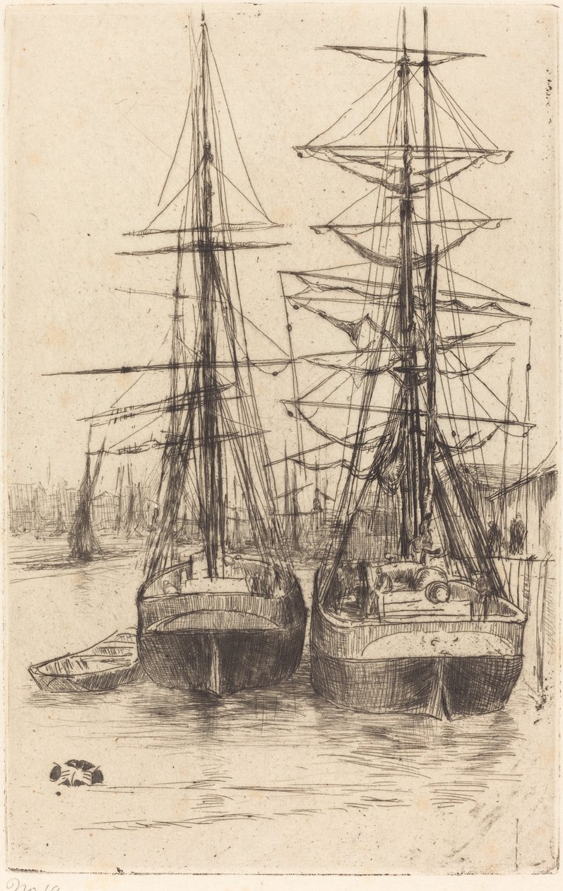 Due navi da James Abbott McNeill Whistler