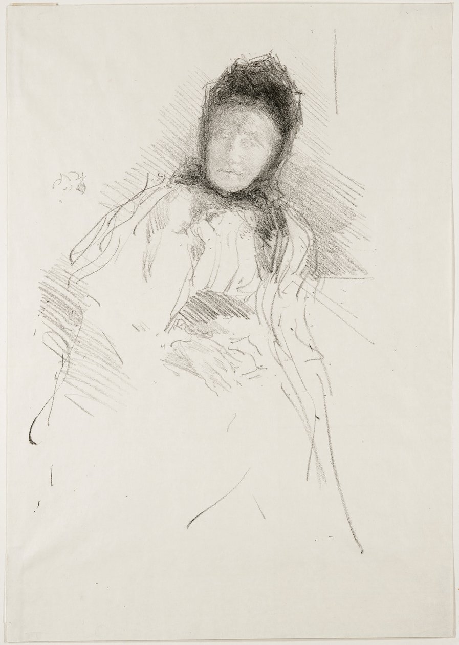 Schizzo incompiuto di Lady Haden, 1895 da James Abbott McNeill Whistler