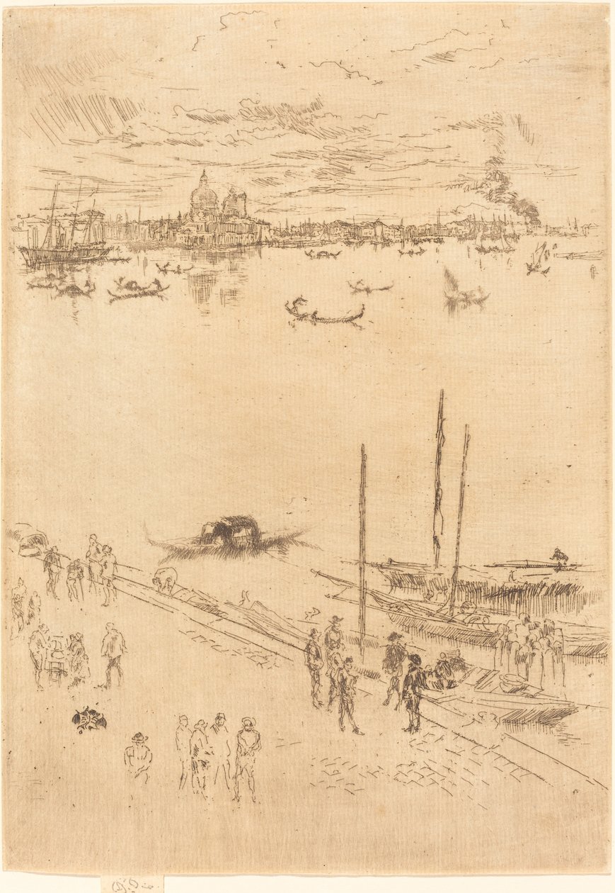Venezia verticale, 1879-1880 da James Abbott McNeill Whistler