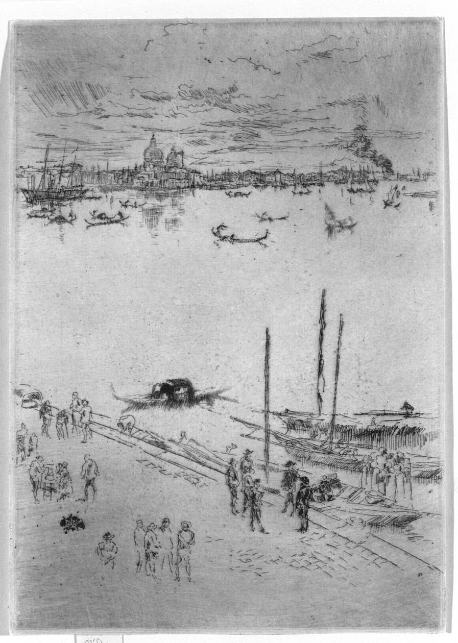 Venezia verticale, 1879-80 da James Abbott McNeill Whistler