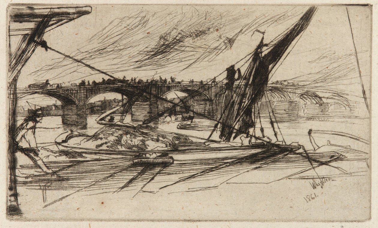 Ponte di Vauxhall, 1861 da James Abbott McNeill Whistler