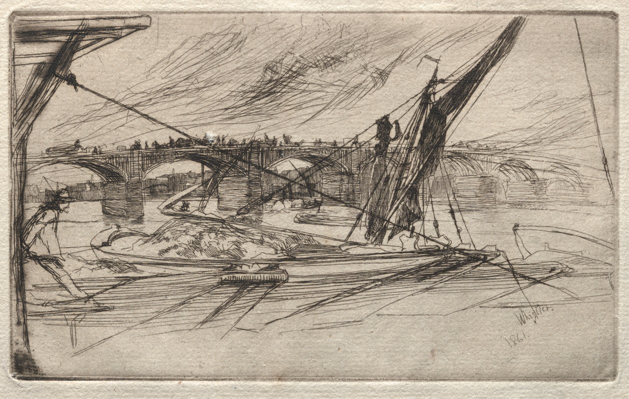 Ponte di Vauxhall, 1861 da James Abbott McNeill Whistler