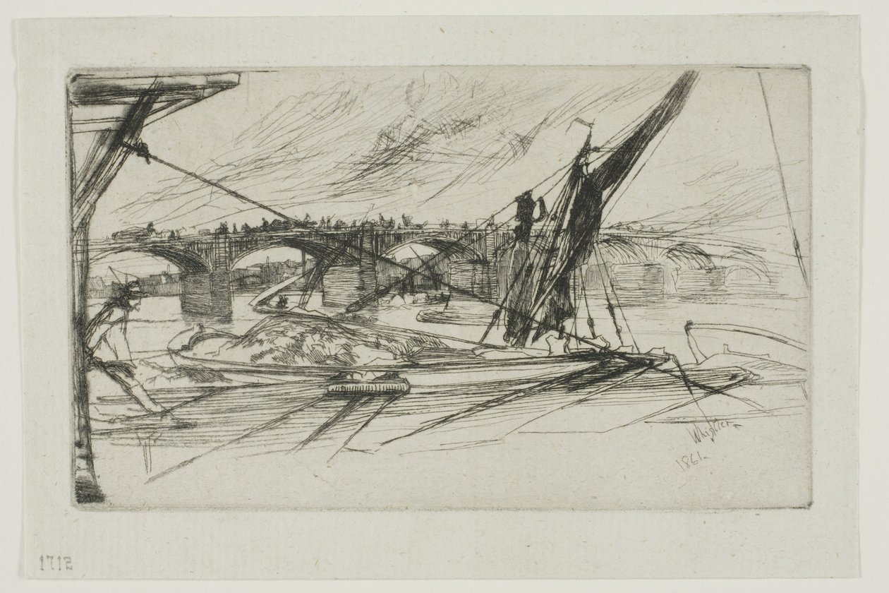 Ponte di Vauxhall, 1861 da James Abbott McNeill Whistler