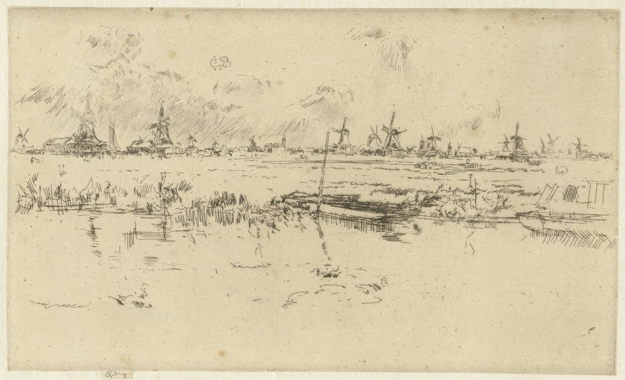 Zaandam da James Abbott McNeill Whistler